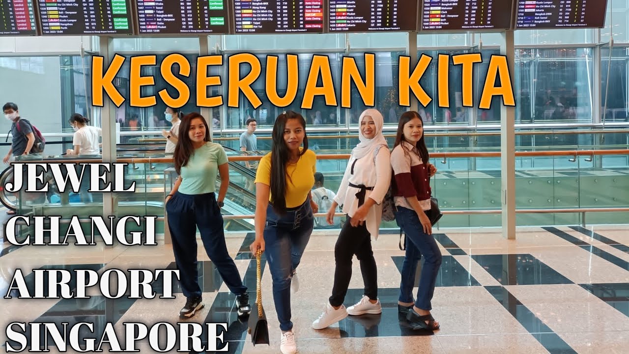 TAHUN BARUAN DI JEWEL CHANGI AIRPORT SINGAPORE 🇸🇬 - YouTube