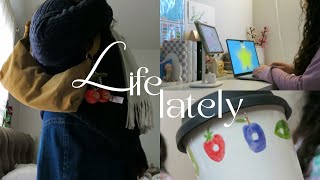 life lately | holidays, sister dates, pottery, journaling, cafe, escape rooms, grad school