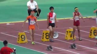 2016年高校総体埼玉県男子100ｍ決勝