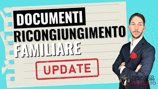 🔥DOCUMENTI RICONGIUNGIMENTO FAMILIARE IN ITALIA? [ELENCO AGGIORNATO AL 2024]