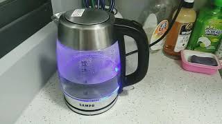 人生第一個快煮壺→聲寶1.7L玻璃快煮壺 SAMPO glass electric kettle ( KP-CB17G )