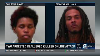 Two arrested in alleged Killeen online attack