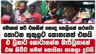 කොටන කුකුලට කොතැනත් එකයි | එ වුනාට කොටාගන්න බැරිවුනානේ | එක කිව්ව ගමන් සොයිසා පැනලා දුවයි