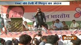 LS Polls: Mithun Chakraborty joins Mamata Banerjee during Raniganj rally