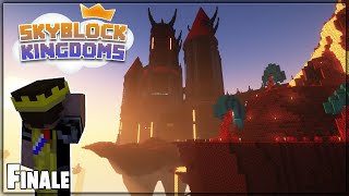 I Built A MASSIVE Nether Kingdom in Skyblock | Skyblock Kingdoms Finale