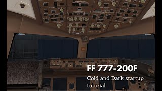 Flight Factor 777 Cold \u0026 Dark Full setup \u0026 FMC setup