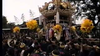 1990 平成2年 魚吹八幡神社秋祭り（本宮）天満屋台 お旅所入り