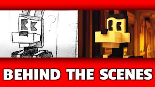 (Behind the Scenes) "Art of Darkness" Minecraft Bendy and the Ink Machine Animated Music Video