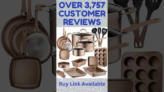 Best NutriChef 20-Piece Nonstick Kitchen Cookware Set || #shorts