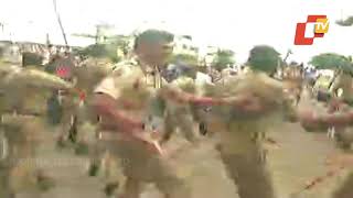 Bhubaneswar Protest- Police Lathicharge To Disperse Irate Locals