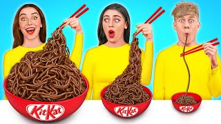 Big, Medium and Small Plate Challenge | Funny Moments by TeenDO Challenge