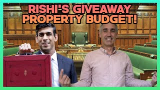 Rishi's Giveaway Property Budget! Rishi Sunak announces his budget 2021 highlights