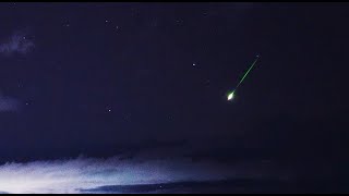 雨上がりの雲海ときれいな流れ星（SONYα7SⅢリアルタイム動画）