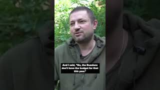 Ukrainian Soldier: 'Russians Don't Have Budget to Shoot Me' #russia #ukraine #shorts #droneshots