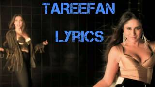 TAREEFAN lyrics | veere di wedding | Kareena Kapoor | Badshsah