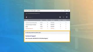Contact Center Agent - Receiving a Call