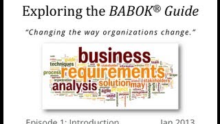 Exploring the BABOK Guide - ETBG s01e01