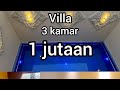 Villa batu 3 kamar tidur & kolam renang VQ - KO