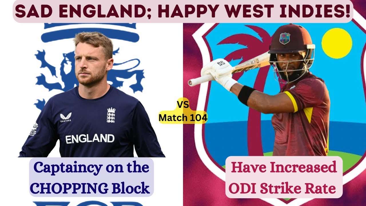 West Indies Vs England In 2nd Of 3 Match ODI Cricket Series - Preview ...