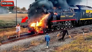 85 SHOCKING Train Crash Compilation Caught On Camera | Idiots In Cars | Best Of 2025