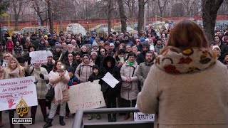 Protesti podrške nastavnicima koji su obustavili rad