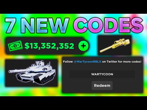 *NEW* WORKING ALL CODES FOR War Tycoon IN 2024 MAY! ROBLOX War Tycoon CODES