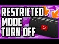 How To Turn Off Restricted Mode On YouTube How To Turn Off Restricted Mode On YouTube