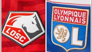 Losc 1 🆚 1  Lyon match nul  #ligue 1 🔴⚪️