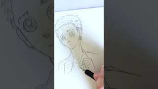 三ツ谷でぴえん🥺描いてみた【東京リベンジャーズ】 #shorts