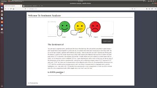 How To : Build a sentiment analysis Flask app using nltk