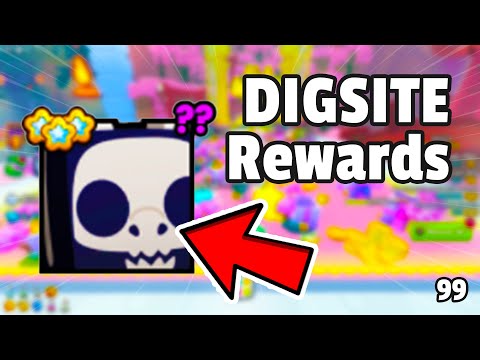 Rewards at the digsite in Roblox Pet Simulator 99! (Is it worth the grind!?) #petsim99 #roblox