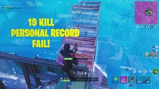 fortnite ps4 solo vs squad 19 kills fail - fortnite squad record ps4