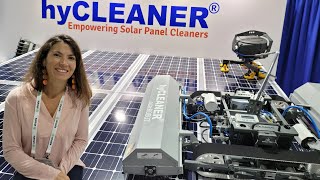 Hycleaner Robots Solar panel Convention Long Beach