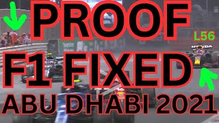 PROOF F1 FIXED Abu Dhabi 2021 #abudhabi2021 #lewishamilton #F1 #Fraud