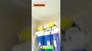 #Sanaky_S1 6  Stage Ro  Water Purifier  iNSTALLATION |  @waterhubtechnology |  SANAKY WATER PURIFIER