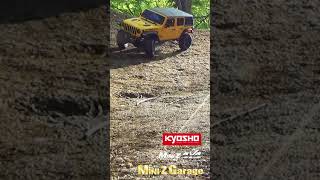 【Mini-Z 4x4】normal  Run on a sloping rock