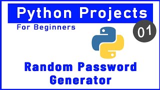 Random password generator program using python ✔ Python projects for beginners E-01