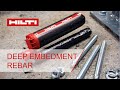 HOW -TO Deep Embedment Rebar Hilti RE 500 V4