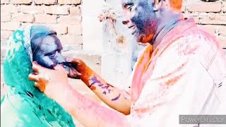 bhabhiyon ki jamkar Hui putai Holi video masti #viralvideo #youtube #trending #happyholi