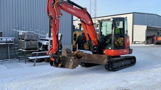 Köp Grävmaskin Kubota KX057-4 tiltrotator +2 skopor på Klaravik