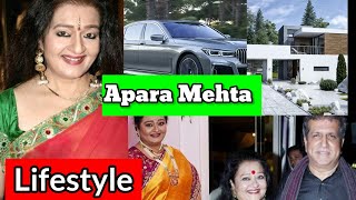 Apara Mehta Biography 2023, Age, Family,Lifestyle, Husband | Apara Mehta Height, Net worth