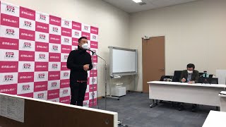 山本太郎（れいわ新選組代表）立憲代表選に関するぶらさがり取材　生配信