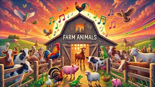 Farmyard Serenade | Farm Animals | Animals Song #farmyardfun #kidsfunvideo  #kidssong