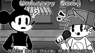 Friday Night Funkin' - UNHAPPY SONG (FNF Mod Animation) FT. Mickey