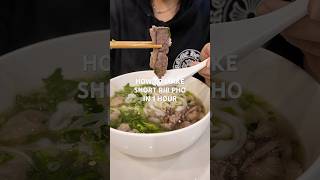 How I make short rib pho in 1 hour #vietnamesefood #pho #homecooking