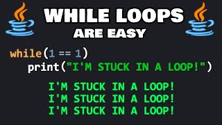 Learn Java while loops in 12 minutes! ♾️