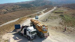 Wind Park Melanios in Chios island