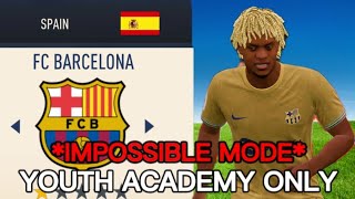 I Rebuilt Barcelona with YOUTH ACADEMY PLAYERS ONLY FIFA 23 Youth Academy Career Mode Episode 1