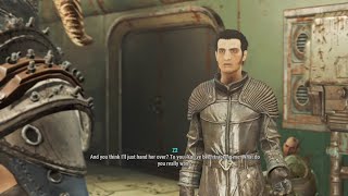 Sole Survivor's first time meeting a Courser #fallout #fallout4 #bethesda