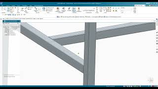 Solid Edge 2023: Creating a basic frame.